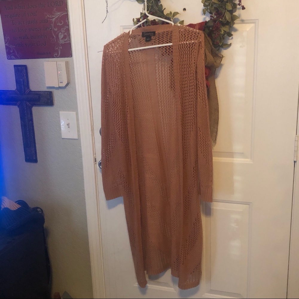 🐝 Long crochet cardigan